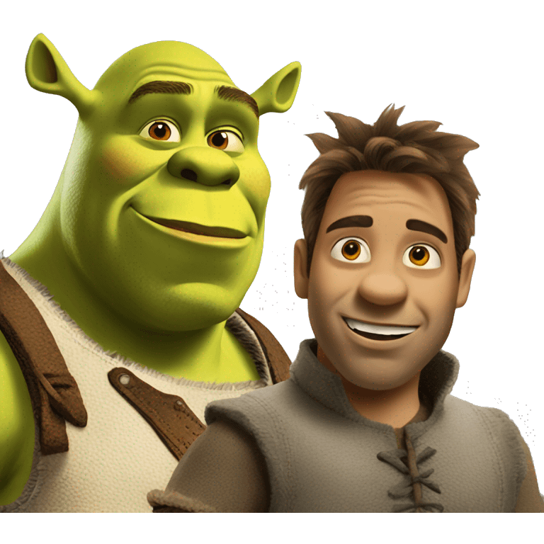 Shrek and Donkey emoji