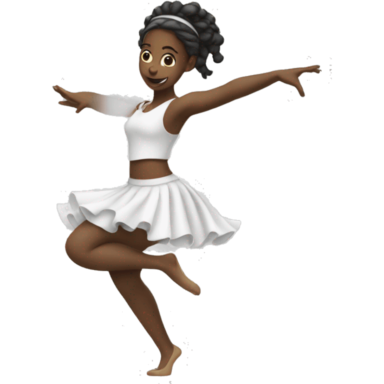 Girl white Dancing emoji