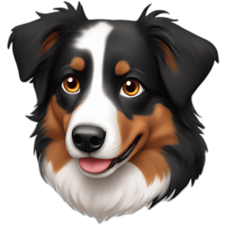 Australian shepherd red tricolor emoji