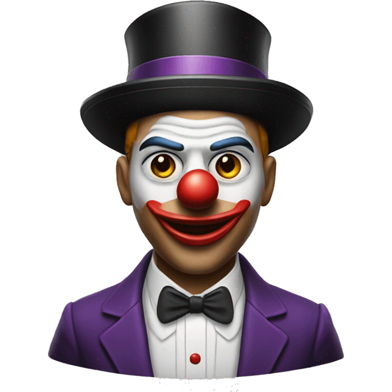 clown in mafia hat emoji