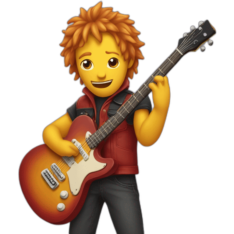 Dracaudeu who play guitare emoji