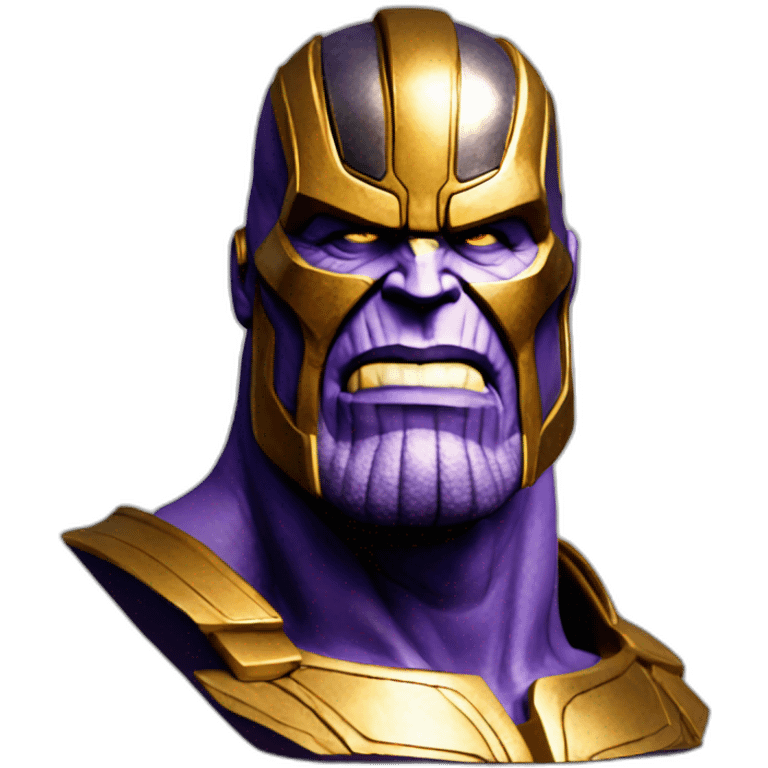 Thanos bust emoji