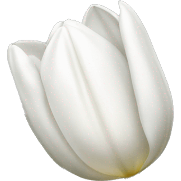 white tulip emoji