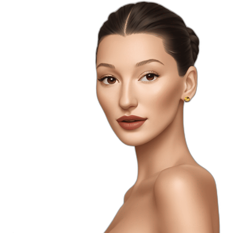 Bella hadid emoji