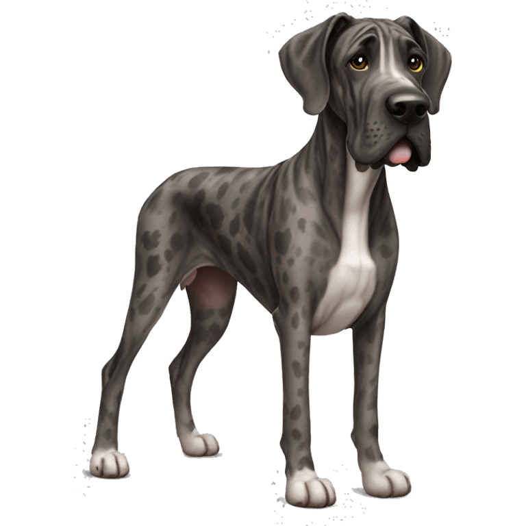 Great dane brindle emoji