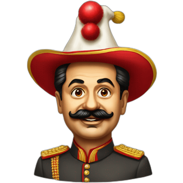 tamilnadu cm stalin with clown hat emoji