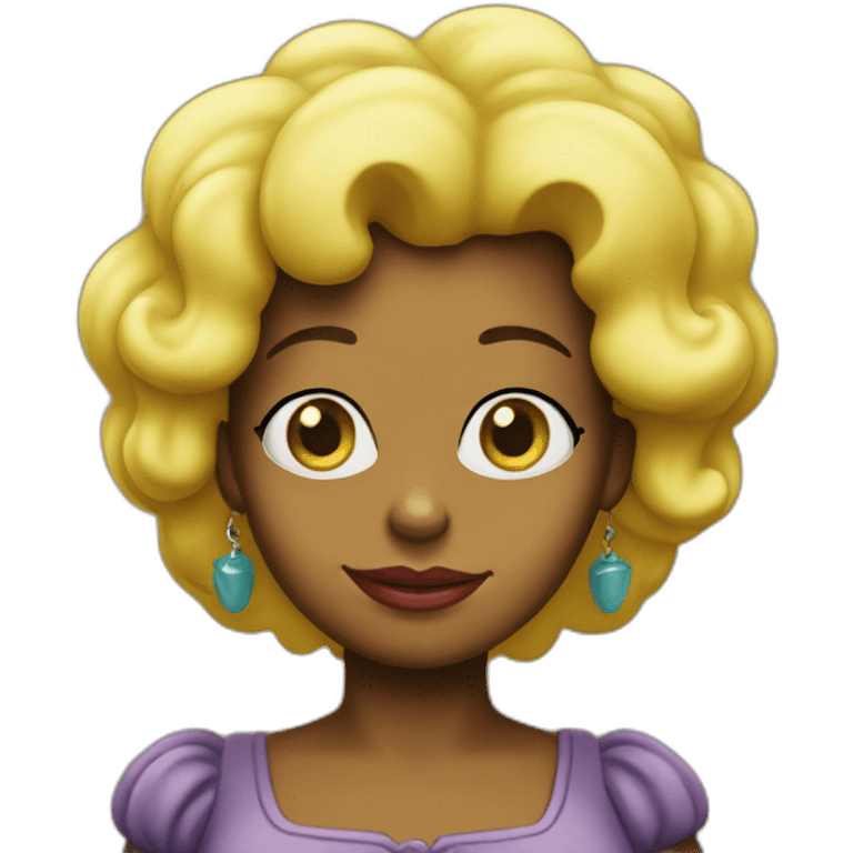 black lisa simpson emoji