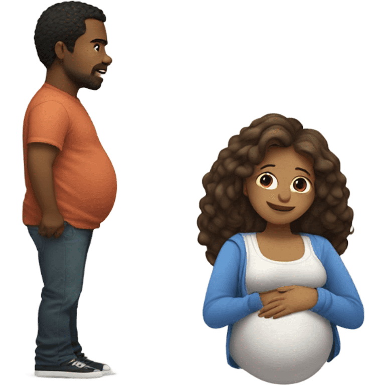 Pregnant man emoji