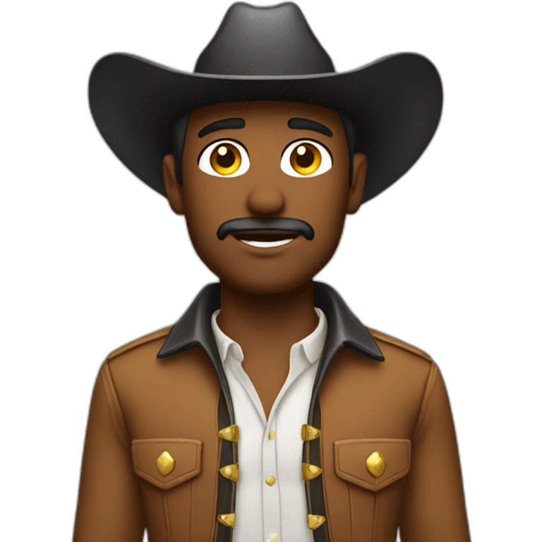 gay cowboy with chaps emoji