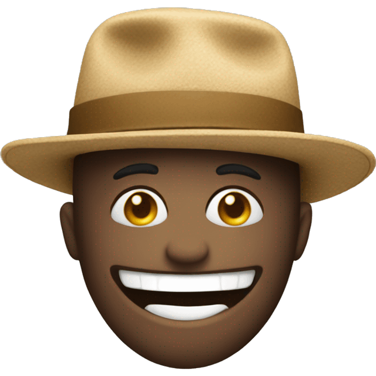 Smiley face wearing a hat emoji