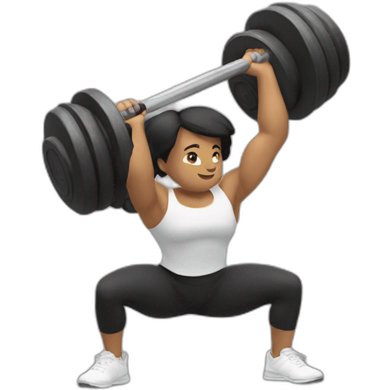 double kettlebell squat emoji