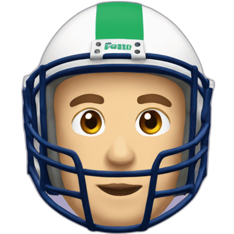 Casque rugby emoji