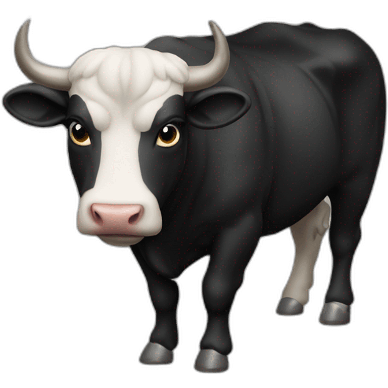 bull black emoji