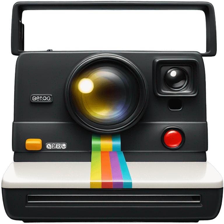 polaroid camera print emoji