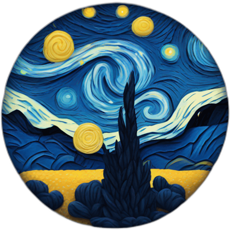 Starry night emoji