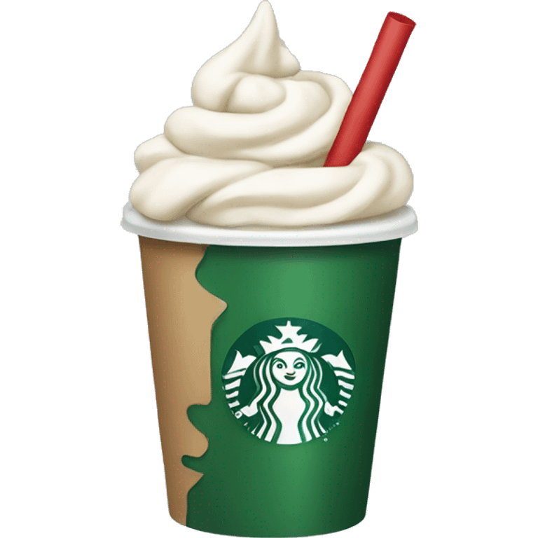 Christmas Starbucks drink emoji