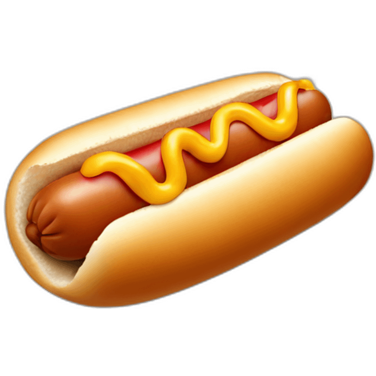 hot dog avec une cigarette emoji