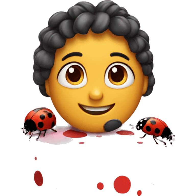 Happy birthday ladybug emoji