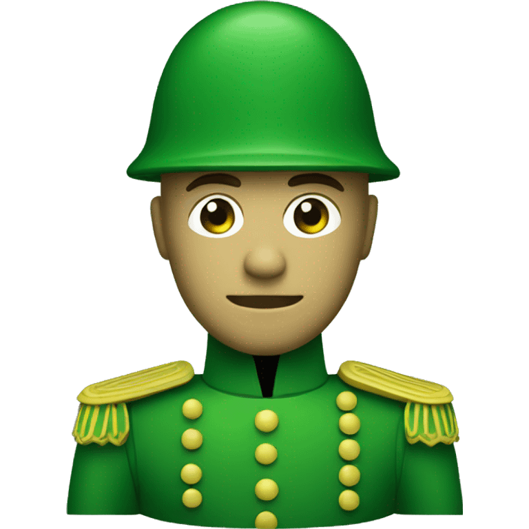 Green TOY SOLDIER emoji