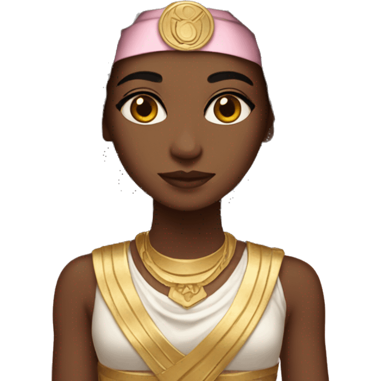 Cherry blossom+egyptian girl emoji