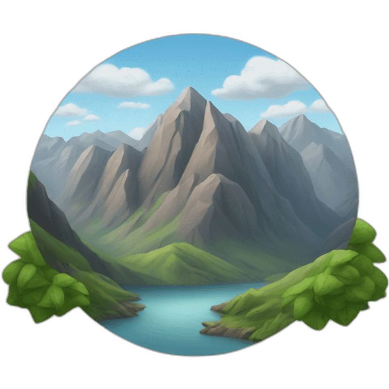 Mountains emoji