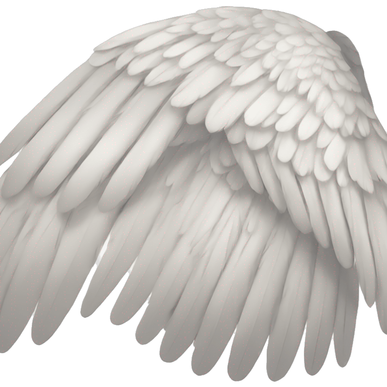 Angel wing emoji