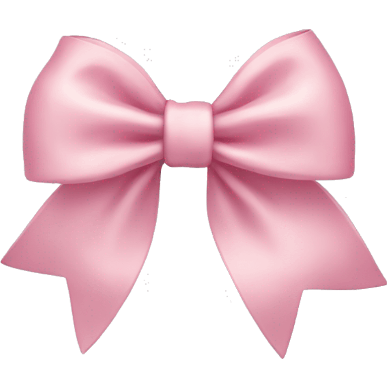 Light pink bow emoji