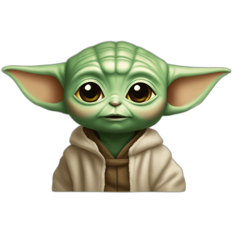 baby yoda head emoji