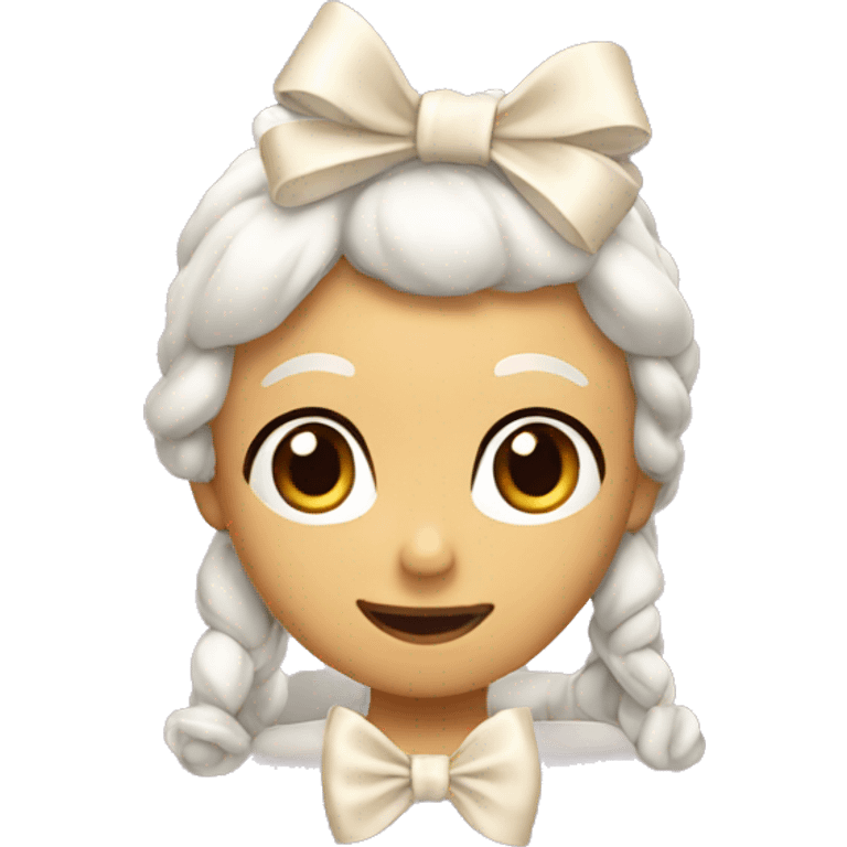 crème bow  emoji