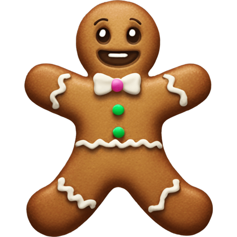 Aesthetic gingerbread man  emoji