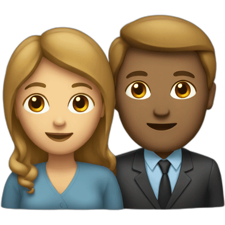 Un homme sur une femme emoji