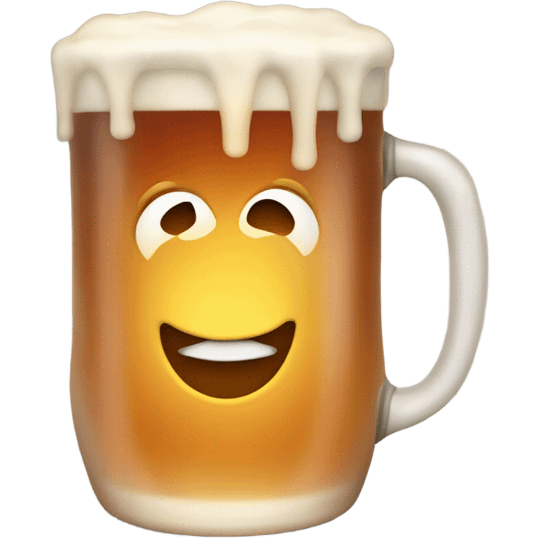 Hot cider cheers emoji