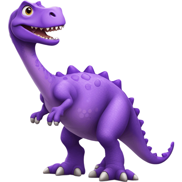 Purple dinosaur  emoji