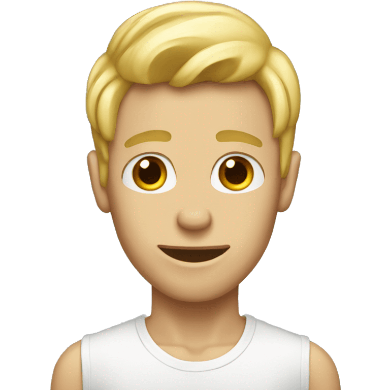 blonde skinny dude emoji