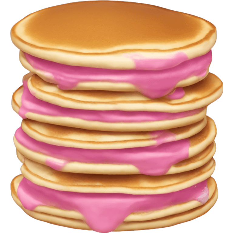 pancakes light pink berry emoji