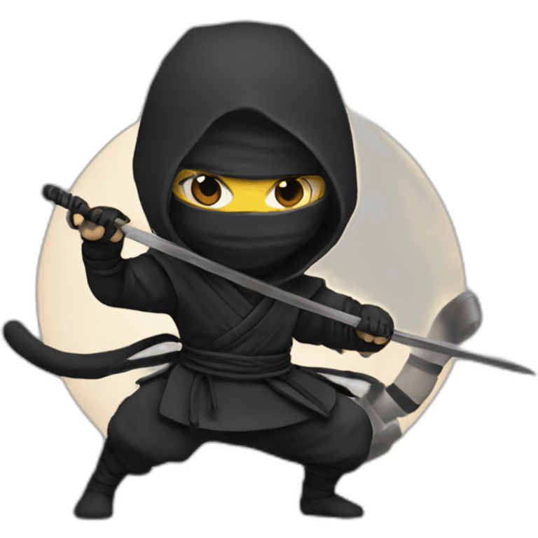 ninja-with-cat emoji