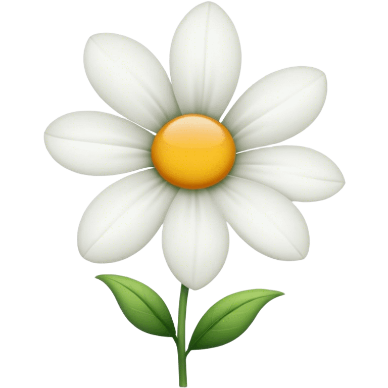 white flower emoji