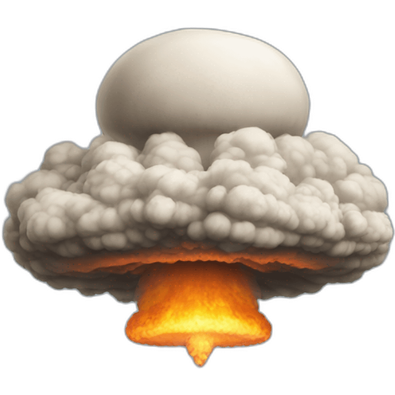 atom bomb mushroom cloud emoji