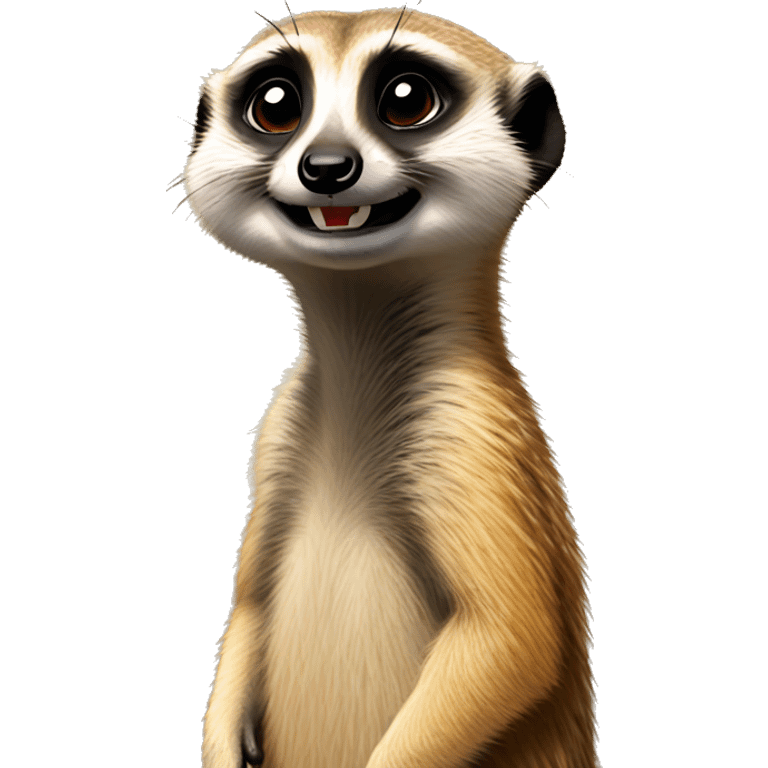 A hungry meerkat emoji