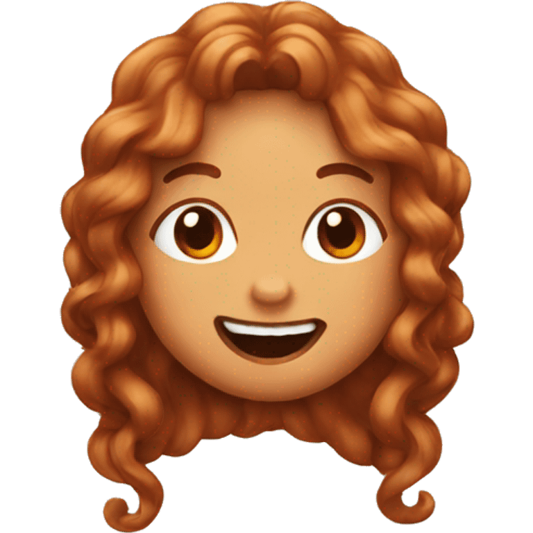 Bordeaux hair eats gingerbread emoji