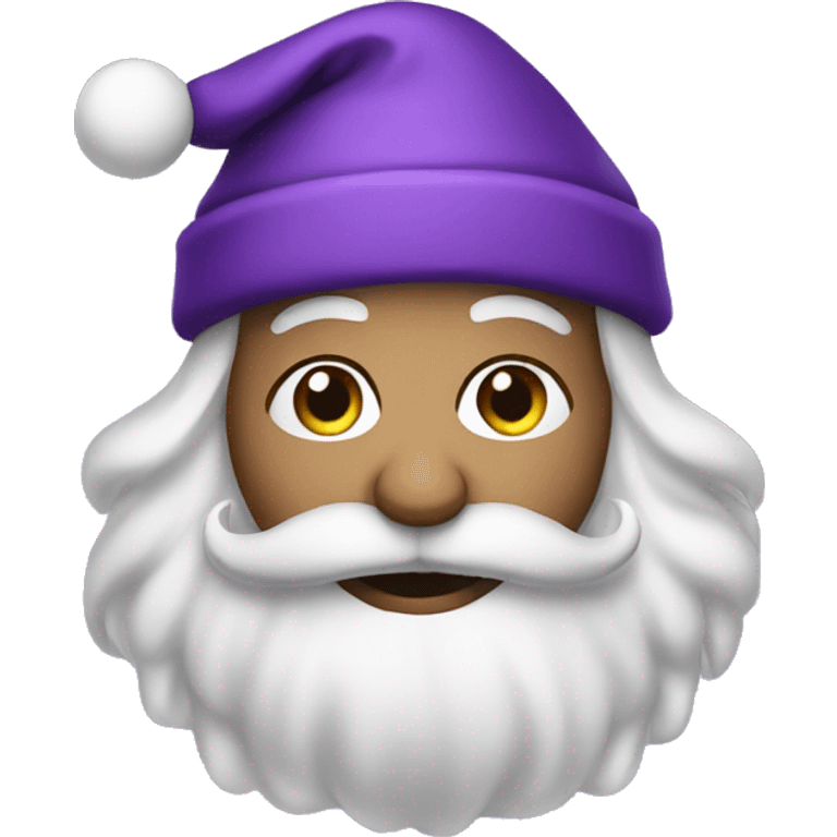 Purple christmas  emoji