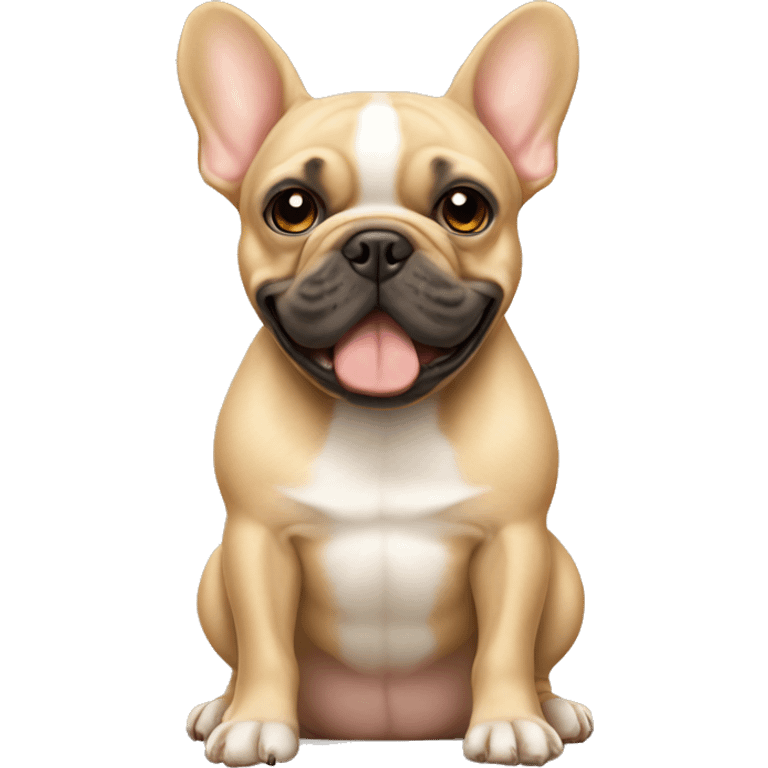 Tan French bulldog emoji