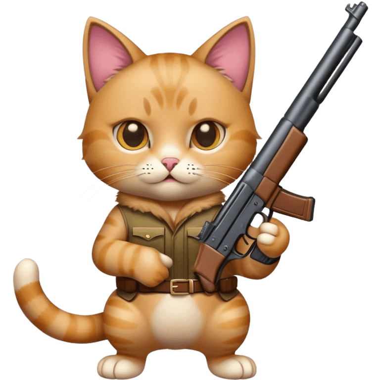 Cat gun emoji