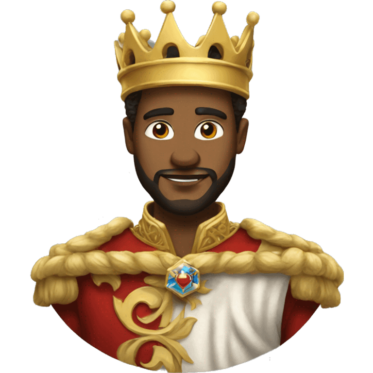 Create a N what look like a king  emoji