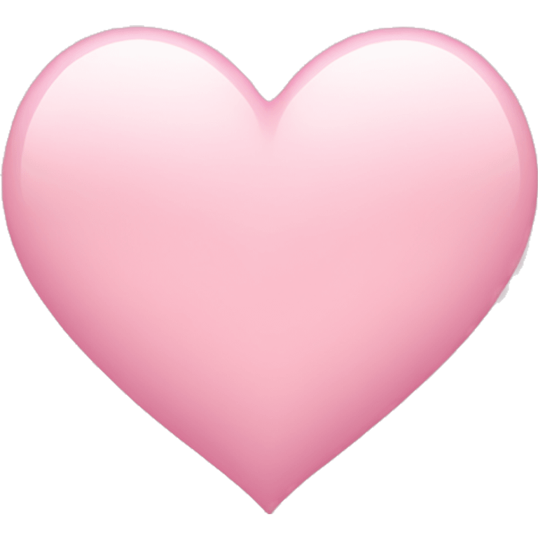 Light pink heart emoji emoji