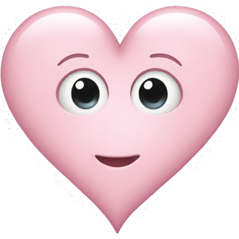 Light pink heart emoji