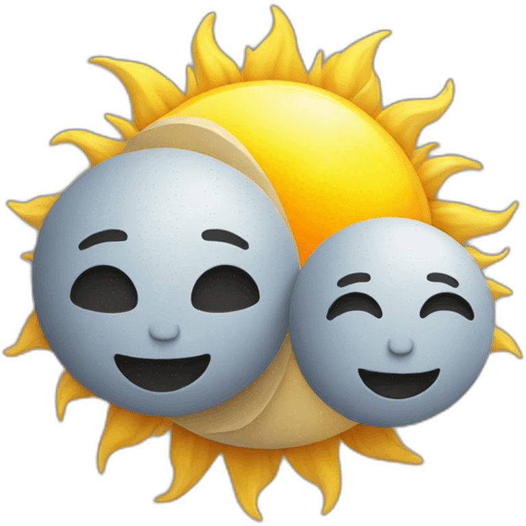 sun and moon emoji