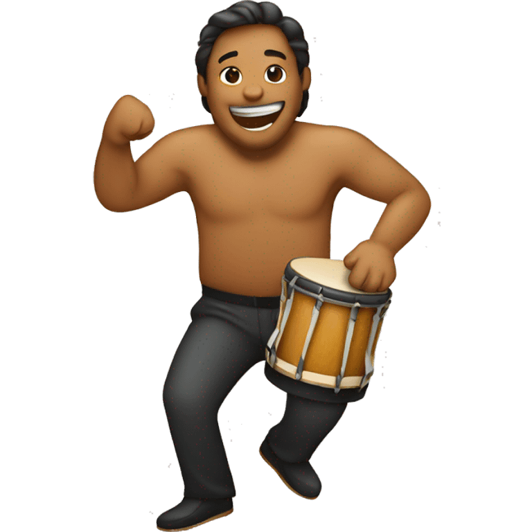 Conga player emoji