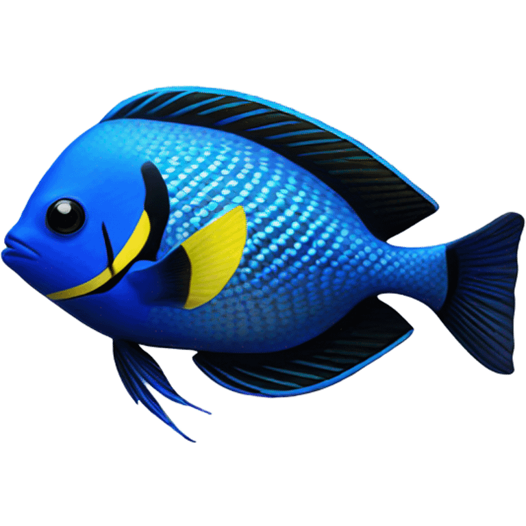 a blue tang fish emoji