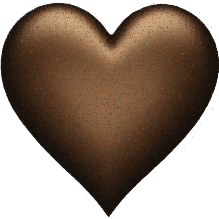 Black-And-bronze-Heart-Emoji emoji